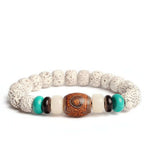 Bodhi Seed Root Bracelet Single Circle Bracelet Beads Beaded - Hadi Craft