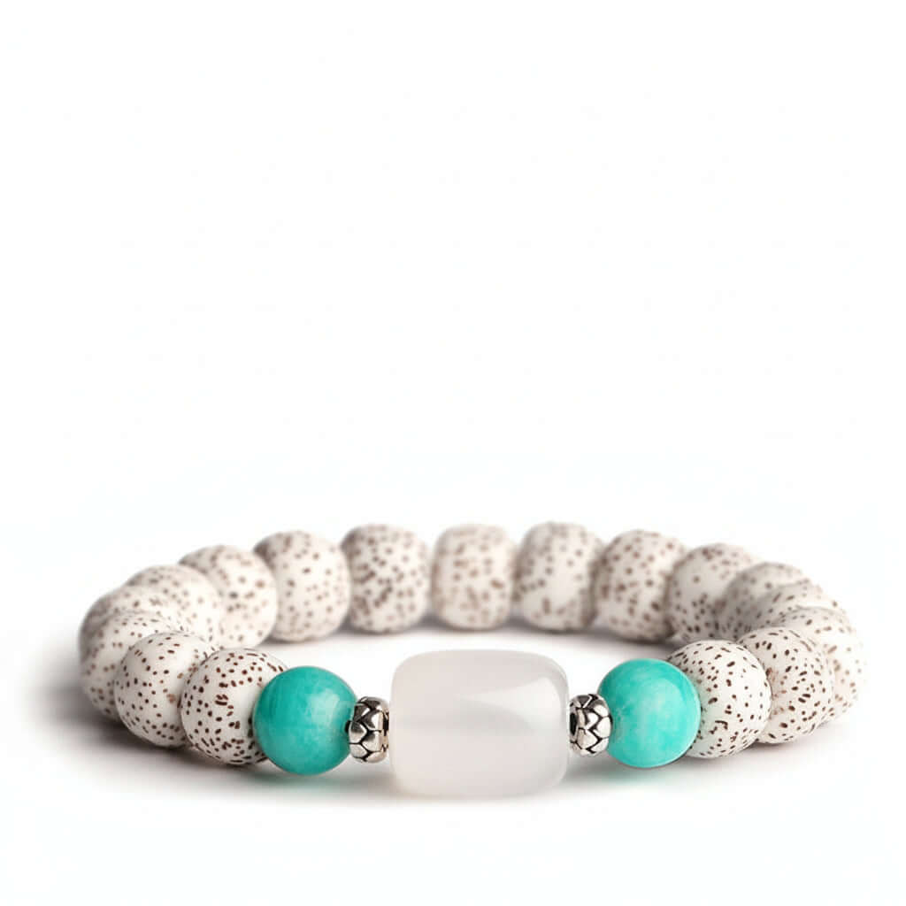 Bodhi Seed Root Bracelet Single Circle Bracelet Beads Beaded - Hadi Craft