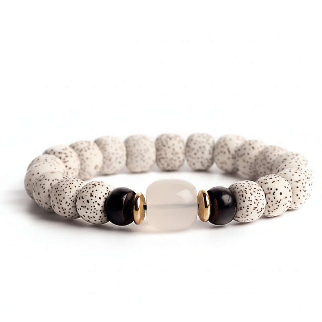 Bodhi Seed Root Bracelet Single Circle Bracelet Beads Beaded - Hadi Craft
