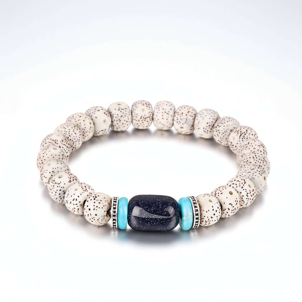 Bodhi Seed Root Bracelet Single Circle Bracelet Beads Beaded - Hadi Craft
