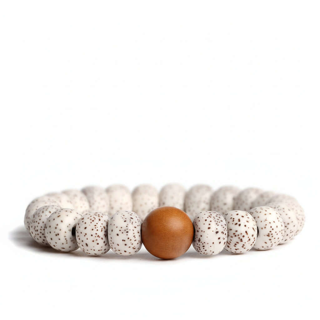 Bodhi Seed Root Bracelet Single Circle Bracelet Beads Beaded - Hadi Craft