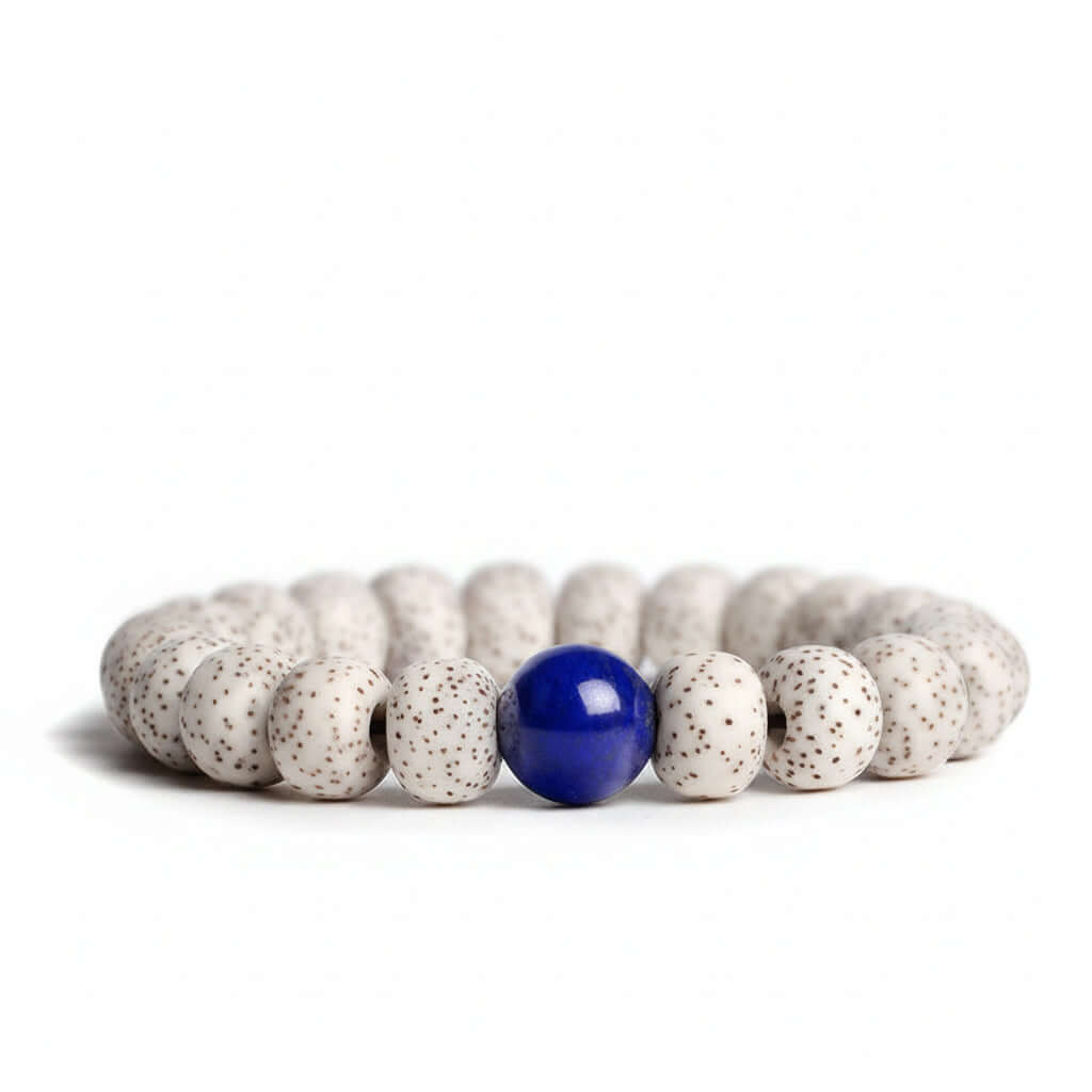 Bodhi Seed Root Bracelet Single Circle Bracelet Beads Beaded - Hadi Craft