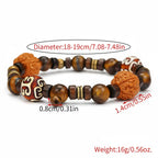 Bodhi Wood Tiger Eye Bracelet For Men - Hadi Craft