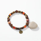 Bodhi Wood Tiger Eye Bracelet For Men - Hadi Craft