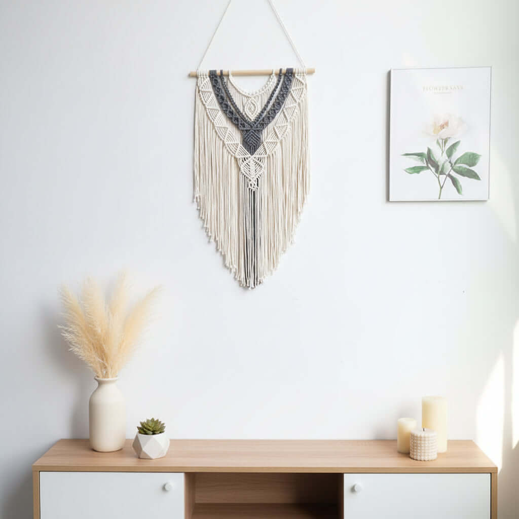 Bohemian wall hanging tapestry – Cotton Tapestry for Home Decor - Hadi Craft