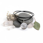 Boho Dandelion Crystal Pendant Necklace Charm Jewelry for Women & Men - Hadi Craft