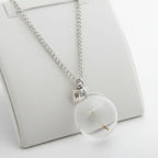 Boho Dandelion Crystal Pendant Necklace Charm Jewelry for Women & Men - Hadi Craft