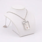 Boho Dandelion Crystal Pendant Necklace Charm Jewelry for Women & Men - Hadi Craft