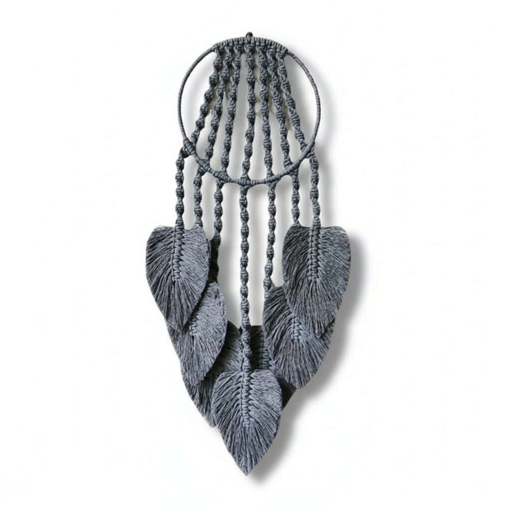 Boho Macrame Wall Hanging – Woven Cotton Tapestry Home Decor - Hadi Craft