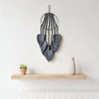 Boho Macrame Wall Hanging – Woven Cotton Tapestry Home Decor - Hadi Craft