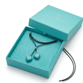Boho Turquoise Double Layer Rope Necklace for Women | Retro Heart Pendant Statement Jewelry Gift - Hadi Craft