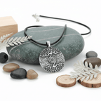 Celtic Tree of Life Necklace – Stainless Steel Pendant Chain - Hadi Craft