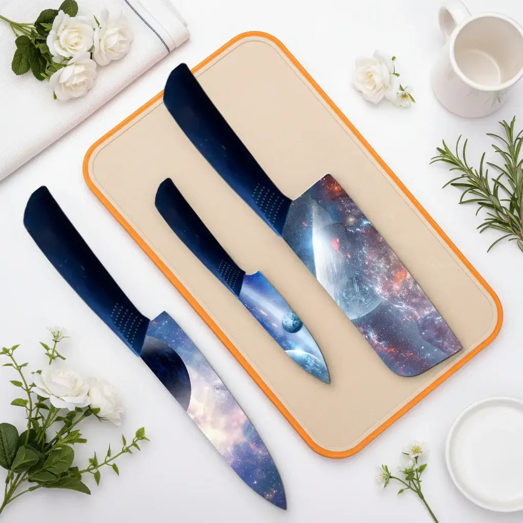 Ceramic kitchen knife set Chef's Knife Slicing Knife Ceramic Blades - Hadi Craft