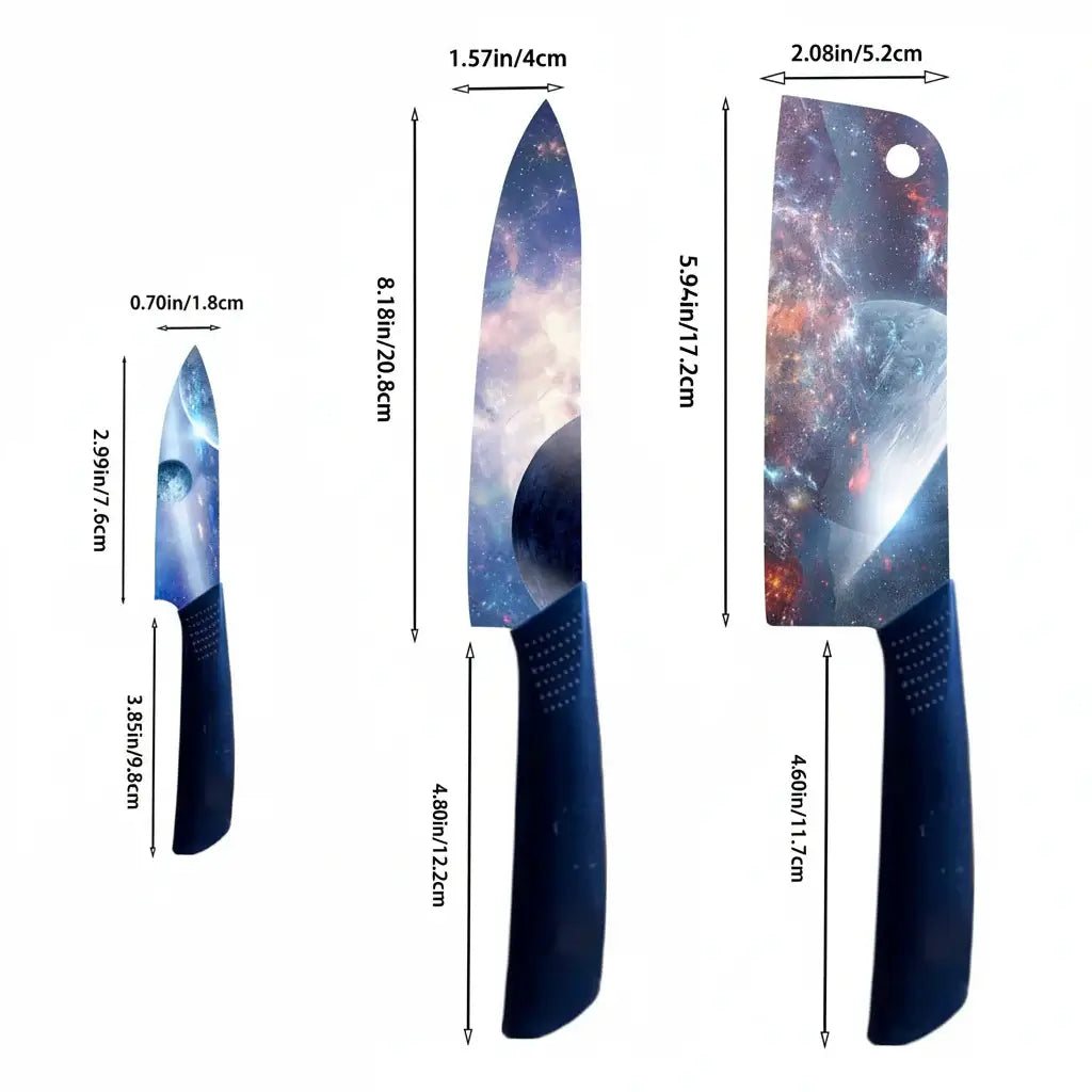 Ceramic kitchen knife set Chef's Knife Slicing Knife Ceramic Blades - Hadi Craft