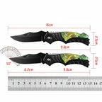 Compact Folding Pocket Knife – 5CR13MOV Stainless Steel EDC Knife for Camping & Everyday Use - Hadi Craft