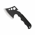 Compact tactical axe with black finish head with 4" cutting edge - Hadi Craft