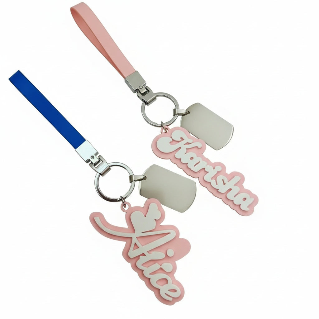 Custom Acrylic Name Keychain - Hadi Craft USA