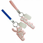 Custom Acrylic Name Keychain Personalized Backpack Tag - Hadi Craft