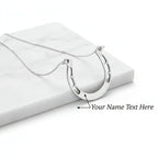 Custom Alphabet Name Necklace – Sterling Silver Personalized Letter Pendant - Hadi Craft