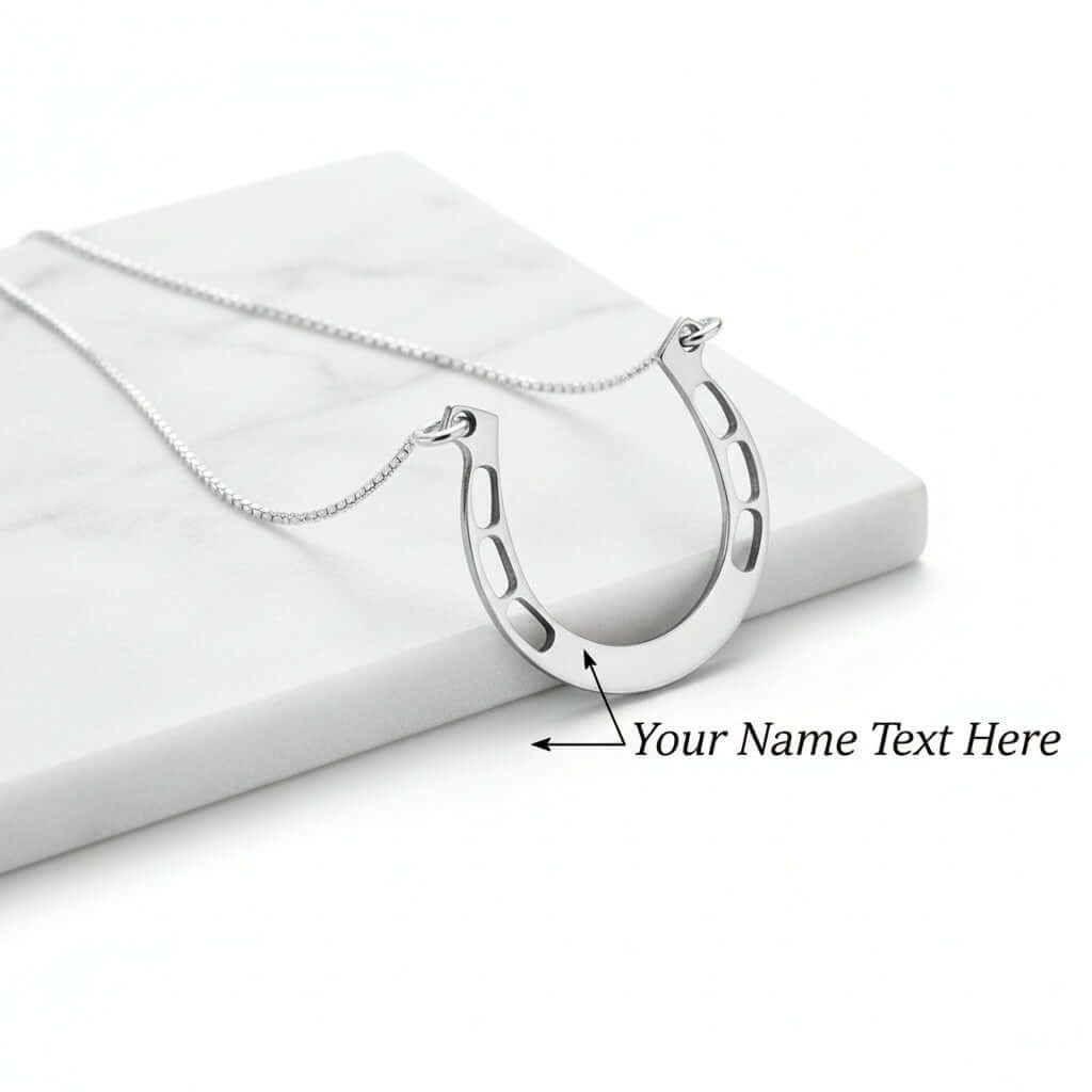 Custom Alphabet Name Necklace – Sterling Silver Personalized Letter Pendant - Hadi Craft