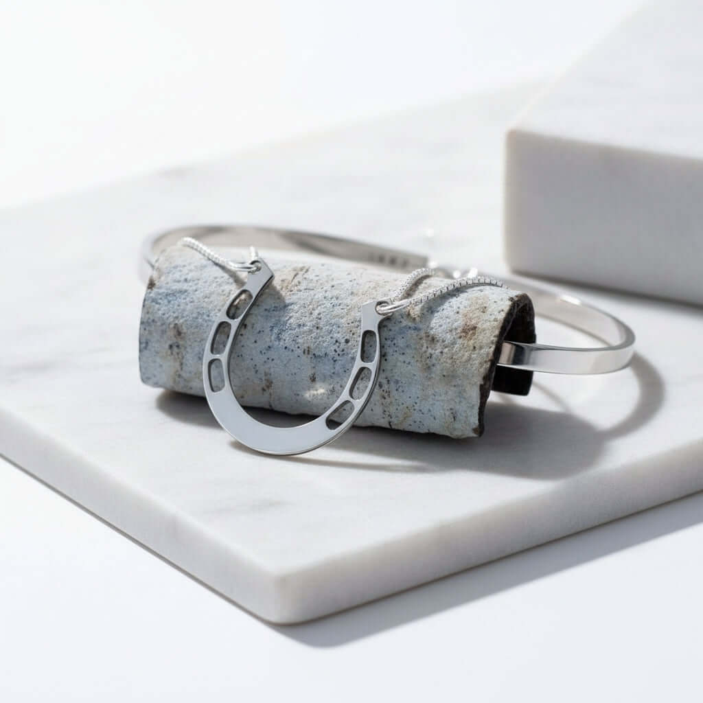 Custom Alphabet Name Necklace – Sterling Silver Personalized Letter Pendant - Hadi Craft