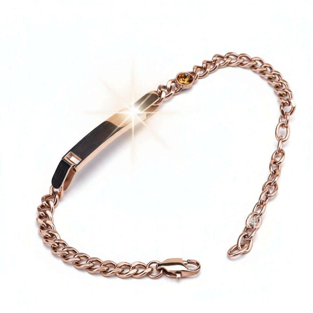 Custom Engraved 12th Birthday Bracelet for Kids – Stainless Steel - Hadi Craft