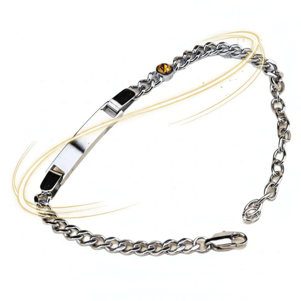 Custom Engraved 12th Birthday Bracelet for Kids – Stainless Steel - Hadi Craft