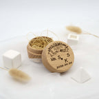 Custom Engraved Earring Box – Beech Wood Wedding Jewelry Gift Box - Hadi Craft