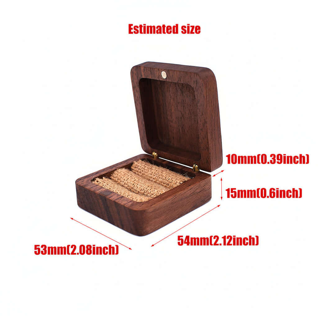 Custom Engraved Jewelry Box – Wooden Earring & Pendant Storage Case - Hadi Craft