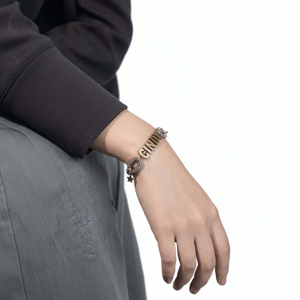 Custom Engraved Leather Stainless Steel Bracelet – Unisex - Hadi Craft