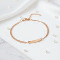 Custom Engraved Name Bracelet – Personalized Stainless Steel Jewelry for Women - Hadi Craft