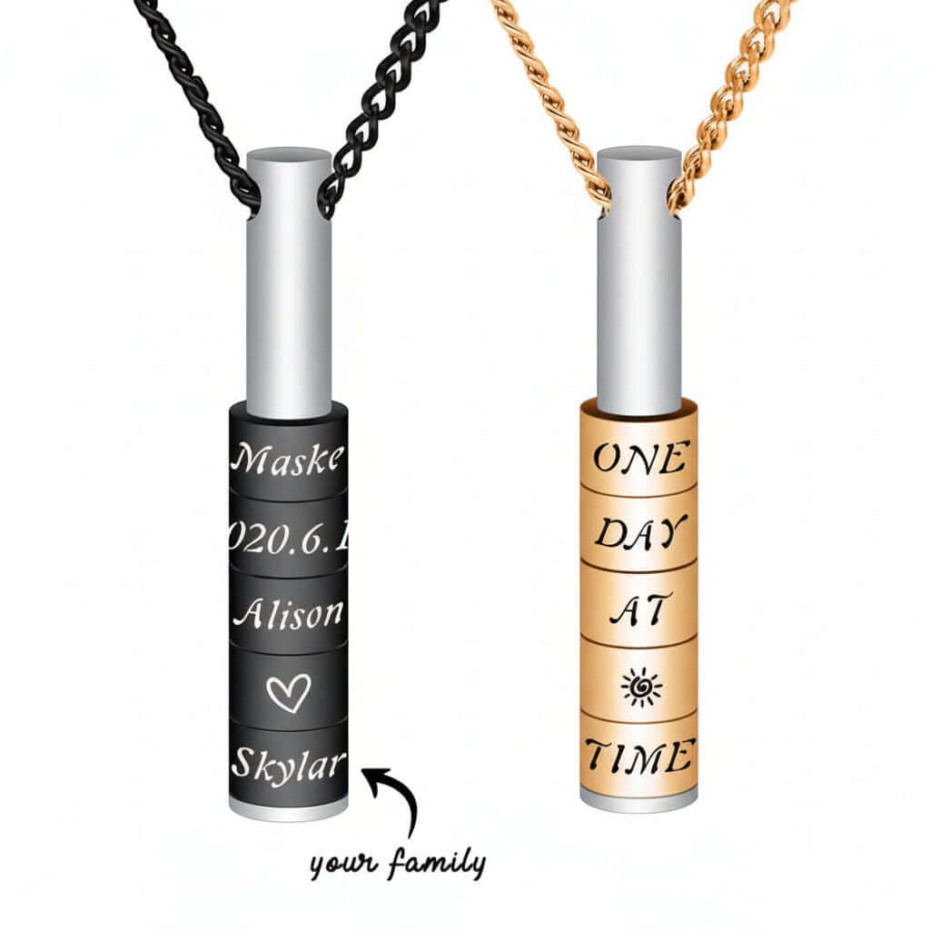 Custom Name Beaded Necklace – Stainless Steel Personalized Letter Chain - Hadi Craft
