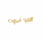 Custom Name Earrings Dainty Minimalist Personalized Nameplate Earrings - Hadi Craft