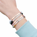 Custom Name Engraved Bracelet – Steel Personalized Jewelry for Women - Hadi Craft