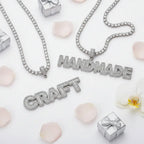 Custom Name Necklace cubic zirconia - Hadi Craft