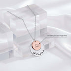 Custom Photo Name Necklace – Personalized Picture & Letter Pendant - Hadi Craft