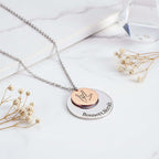Custom Photo Name Necklace – Personalized Picture & Letter Pendant - Hadi Craft