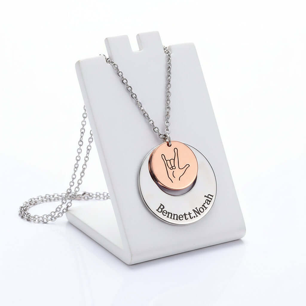 Custom Photo Name Necklace – Personalized Picture & Letter Pendant - Hadi Craft
