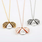 Custom Sunflower Double Letter Necklace – Personalized Women’s Jewelry - Hadi Craft