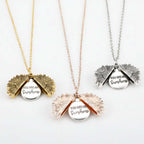 Custom Sunflower Double Letter Necklace – Personalized Women’s Jewelry - Hadi Craft
