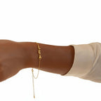 Custom Uppercase Letter Bracelet - Hadi Craft USA