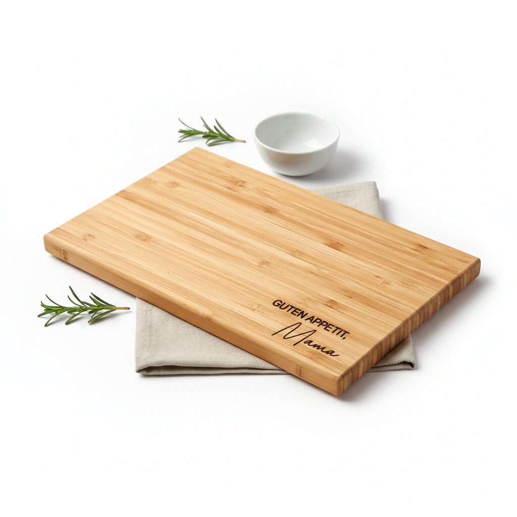 Custom engraved bamboo cutting board Walnut Cutting Board - Hadi Craft
