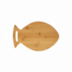 Custom engraved bamboo fish cutting board Bamboo wood Fish Shaped - Hadi Craft