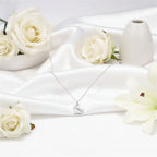 Custom engraved mother daughter keychain and necklace set - Hadi Craft