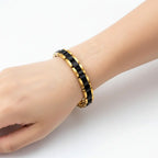 Custom wooden couple bracelet Free Customize Bangle with Gift Box - Hadi Craft