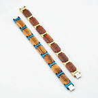Custom wooden couple bracelet Free Customize Bangle with Gift Box - Hadi Craft