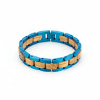 Custom wooden couple bracelet Free Customize Bangle with Gift Box - Hadi Craft