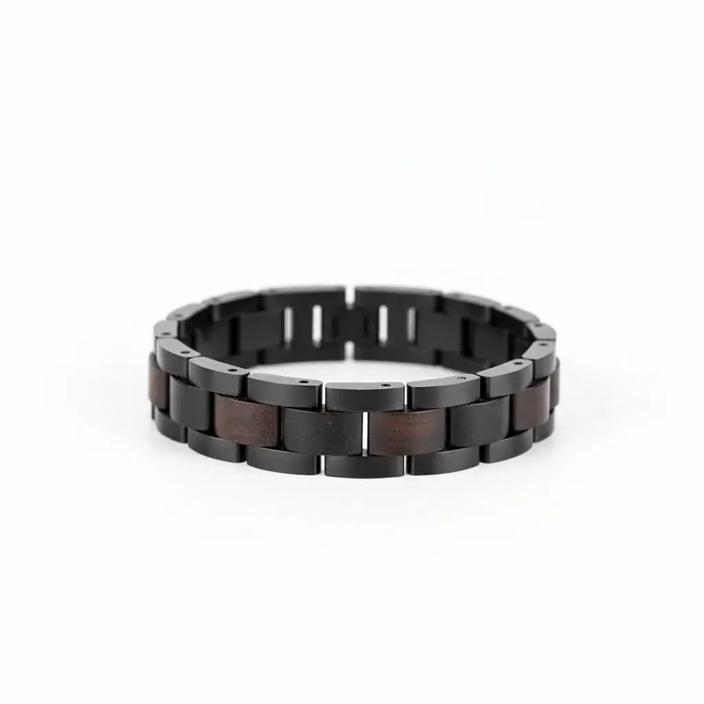 Custom wooden couple bracelet Free Customize Bangle with Gift Box - Hadi Craft