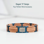 Custom wooden couple bracelet Free Customize Bangle with Gift Box - Hadi Craft