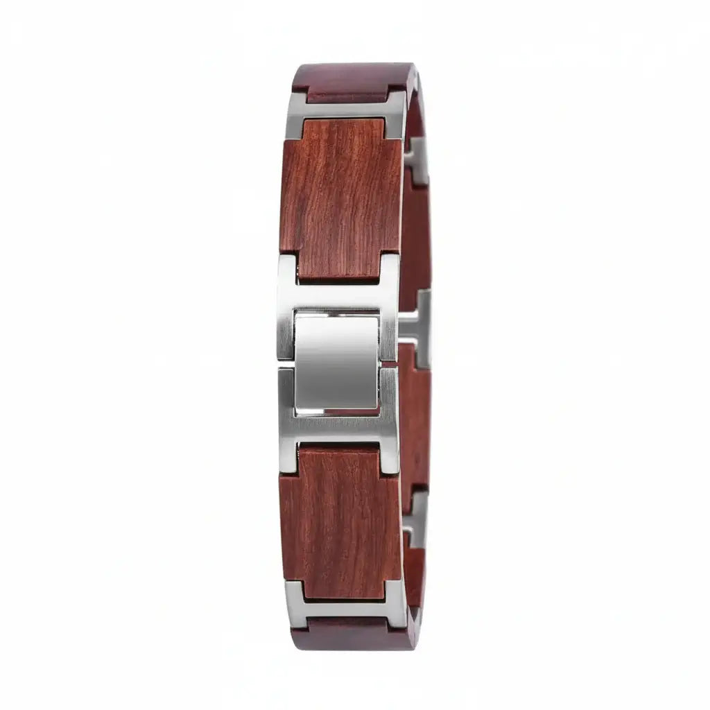 Custom wooden couple bracelet Free Customize Bangle with Gift Box - Hadi Craft
